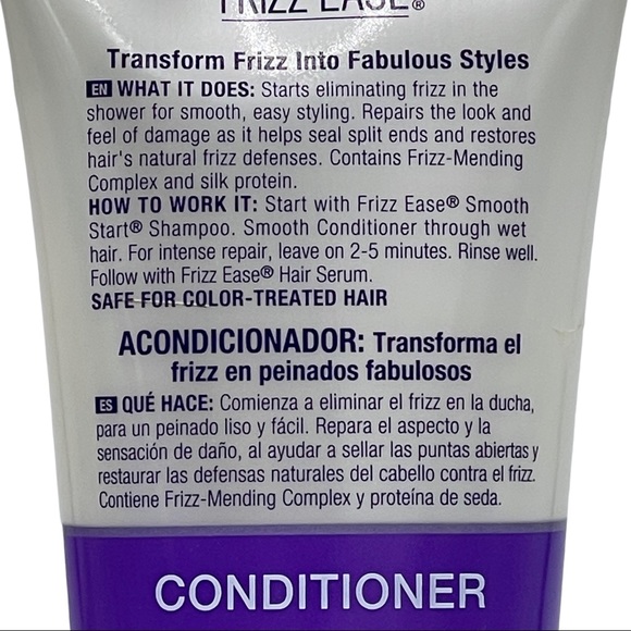 2 Pack John Frieda Frizz Ease Smooth Start Repairing Conditioner 10 oz HTF - Picture 5 of 6